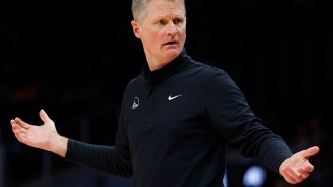 Steve Kerr, entrenador de los Golden State Warriors de la NBA.