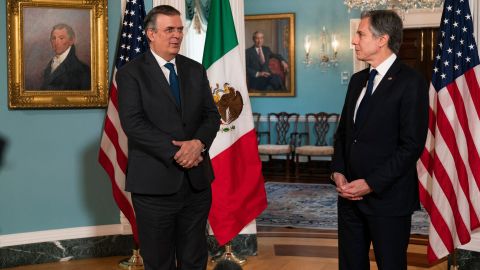 Marcelo Ebrard y Anthony Blinken se reunieron en Washington D.C.