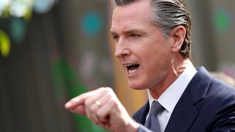 El gobernador de California, Gavin Newsom.