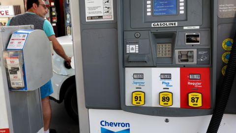 LOS ANGELES, CALIFORNIA - MARCH 25: A downtown gas station displays high gas prices on March 25, 2022 in Los Angeles, California. According to AAA, the average price for one gallon of regular self-service gas in Los Angeles was $6.05 per gallon today. According to GasBuddy, Los Angeles became the first major U.S. city to hit an average gasoline price of $6.00 or more. (Photo by Mario Tama/Getty Images)