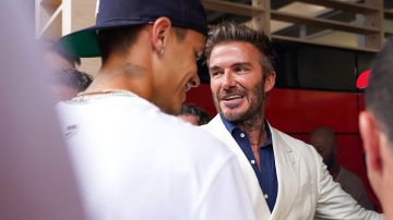 David Beckham presente en el GP de Miami de la Fórmula 1.