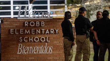 La escuela primaria Robb en Uvalde, Texas, donde ocurrió la masacre.