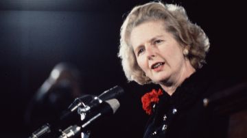Margaret Thatcher es conocida como la Dama de Hierro.