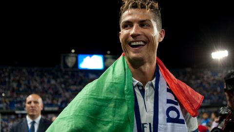 Cristiano Ronaldo vistió la playera blanca del Real Madrid por última vez en la final de la Champions League de 2018.