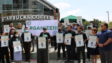Protestas de trabajadores de Starbucks