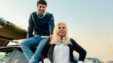 Sebastián Yatra y Susana Giménez