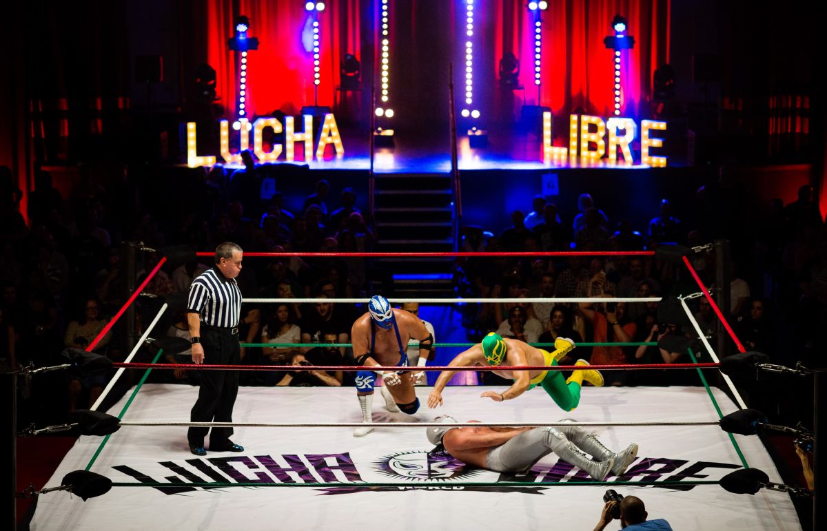 Imagen referencial de un evento de lucha libre. 