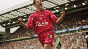 Michael Owen en su etapa como futbolista del Liverpool.