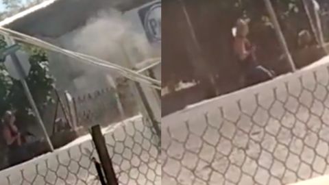Sicario se atrinchera en vivienda durante balacera en Sonora, México.