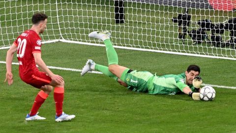 Thibaut Courtois fue el héroe de la 14 para el Madrid.