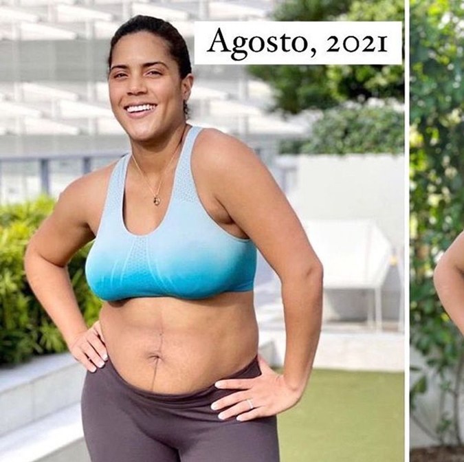 Así comenzó el proceso para bajar 50 libras después del nacimiento de Gennaro