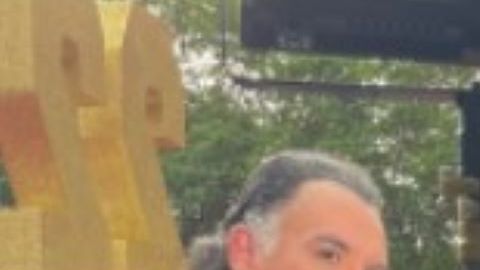 Los cronistas Alex Parra y Enrique Vásquez.