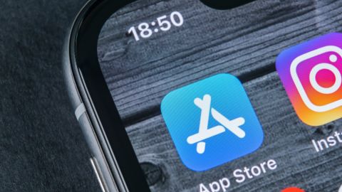 detalle de aplicaciones en la pantalla de un celular