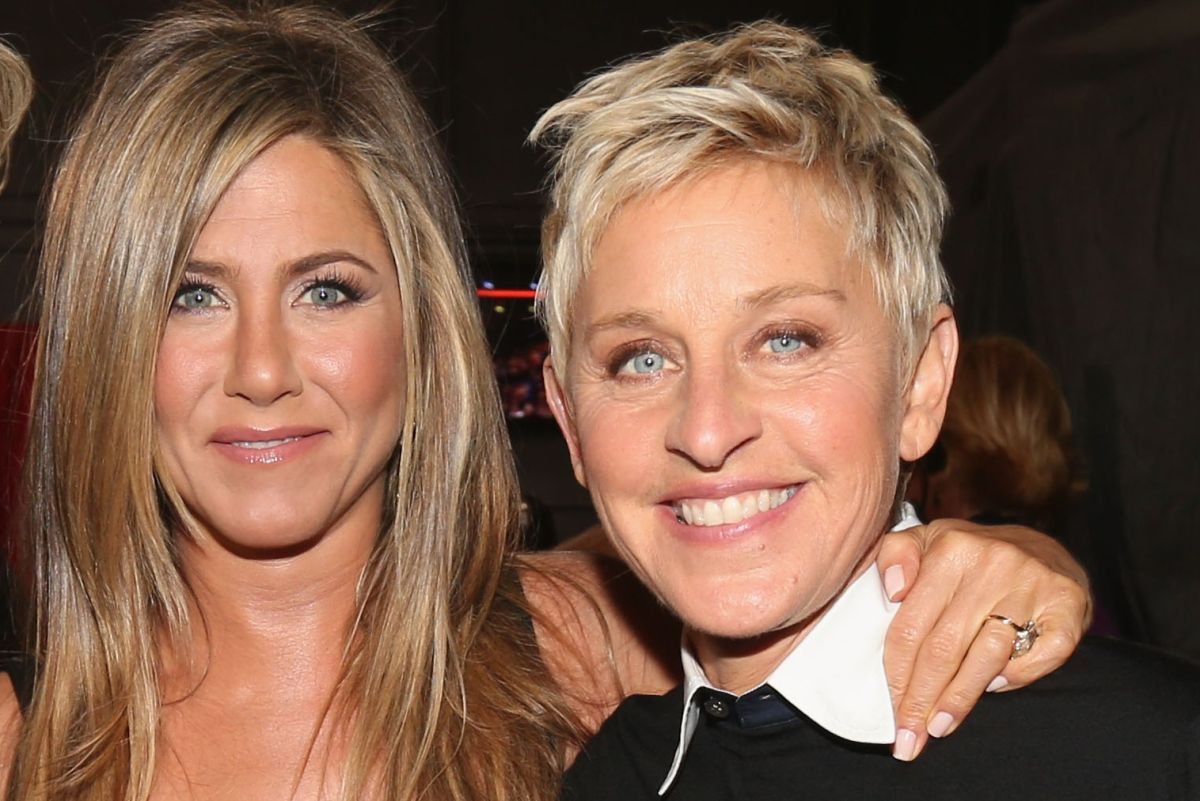 Jennifer Aniston and Ellen DeGeneres.