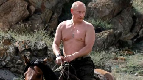 La respuesta de Putin a las mofas de los líderes del G7 por sus fotos sin camisa