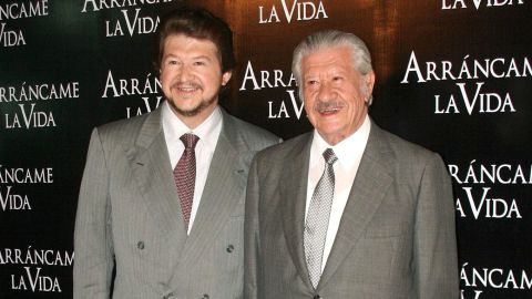 Ignacio López Tarso y su hijo | Mezcalent.