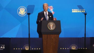 El presidente Joe Biden habló sobre inmigración en su discurso inaugural de la Cumbre de las Américas.