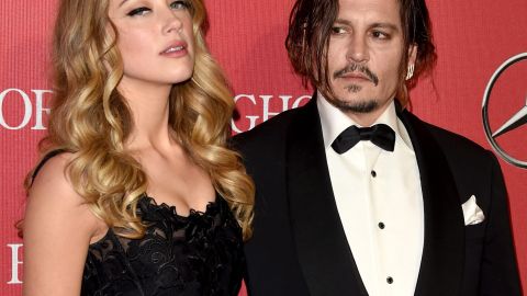 Amber Heard y Johnny Depp.