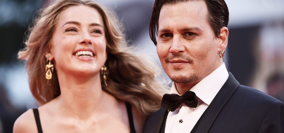 Amber Heard y Johnny Depp en 2015.
