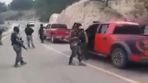 CJNG cierra carretera