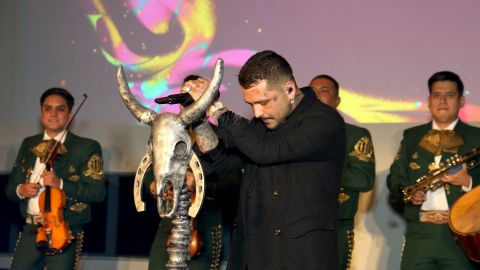 Christian Nodal, cantante de regional mexicano.