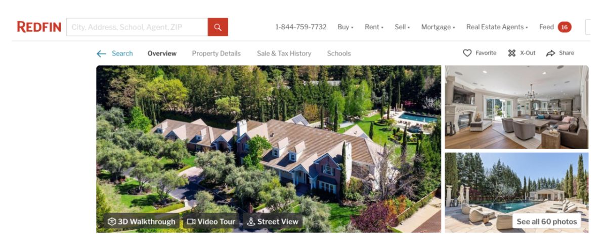 Stephen Curry vivió por tres años en esta linda casa de Álamo (Redfin)