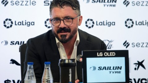 Conferencia de prensa de Gennaro Gattuso en su llegada al Valencia.
