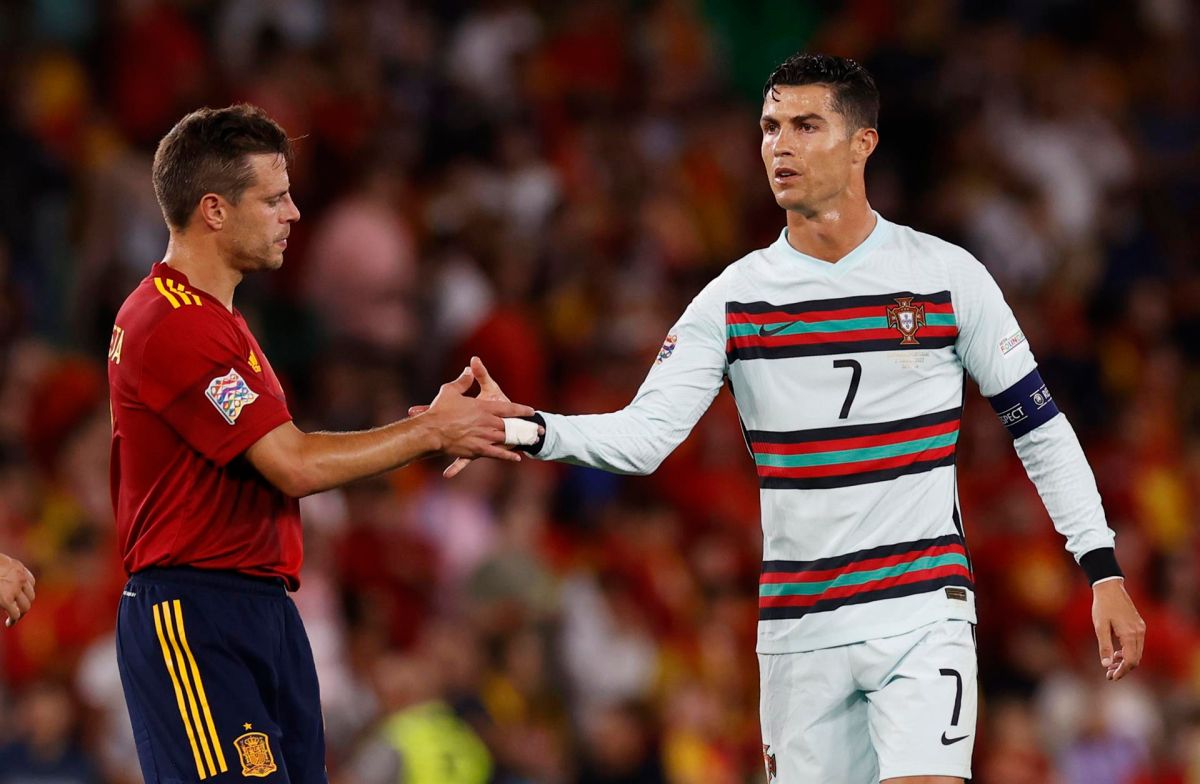 Com Cristiano Ronaldo a começar no banco, Portugal resgatou um empate frente à Espanha
