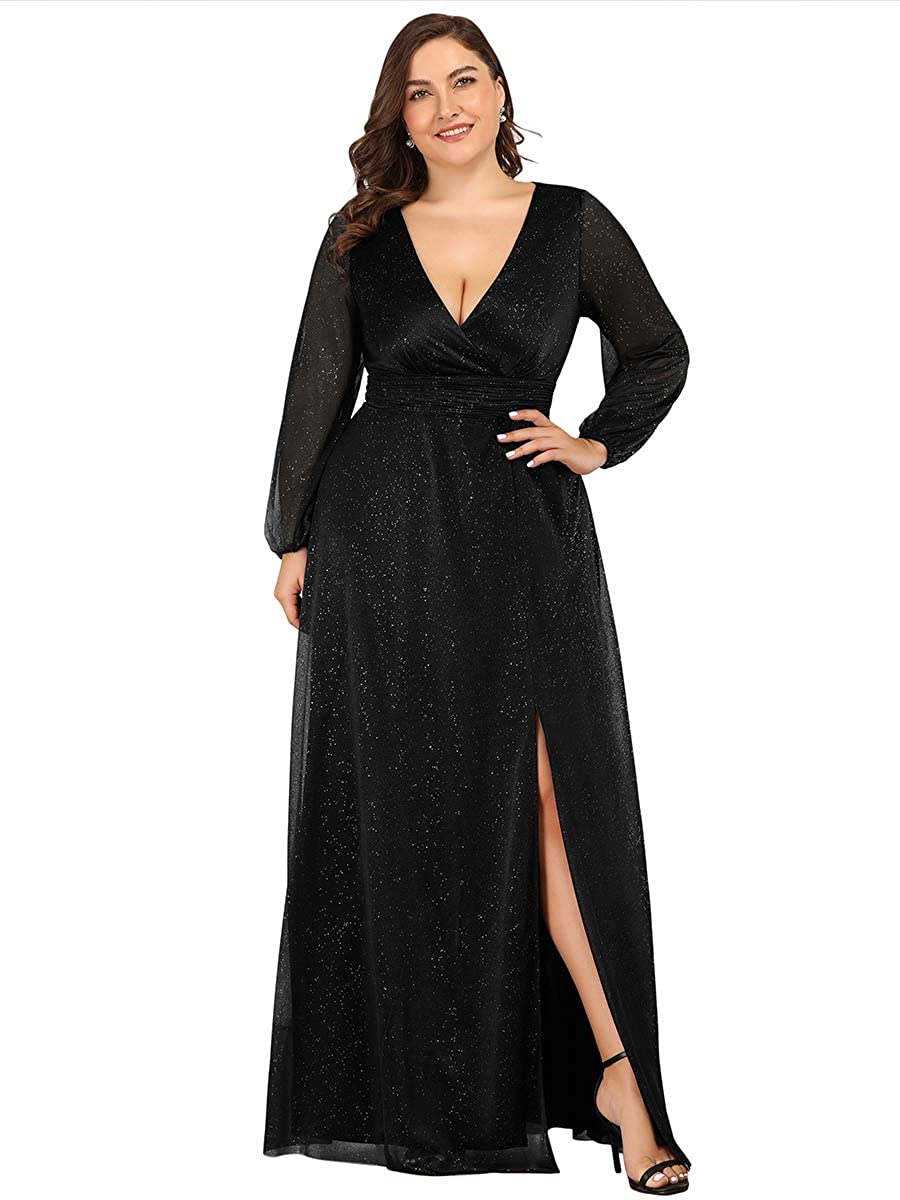 Como Representación Escupir 5 vestidos de gala plus size que disimulan la barriga disponibles en Amazon  - La Opinión