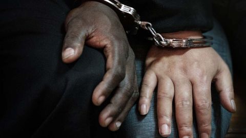 La pareja de nigerianos fue arrestada por la policía de Londres.