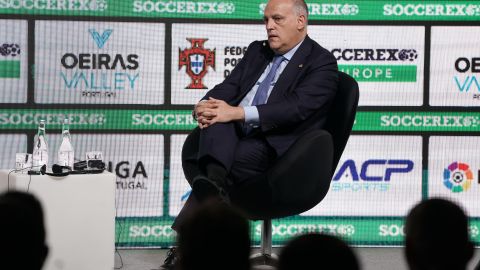 Javier Tebas quiere que llegue Lewandowski al Barcelona.