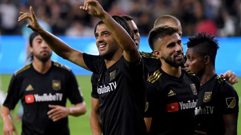 El mexicano Carlos Vela llegó recientemente a los 100 partidos con el LAFC.