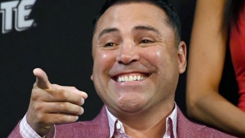 Óscar de la Hoya, ex pugilista y promotor de boxeo.