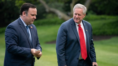 Departamento de Justicia Capitolio Mark Meadows Dan Scavino