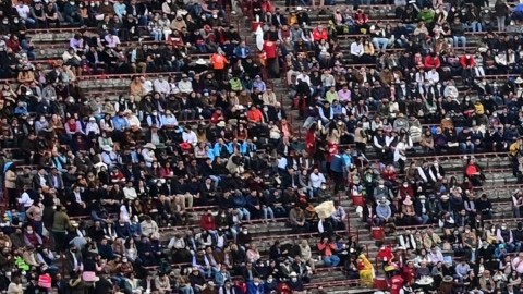 Una corrida de toros en la famosa Plaza de México.