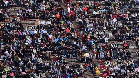 Una corrida de toros en la famosa Plaza de México.