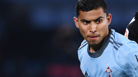Orbelín Pineda con el Celta de Vigo.
