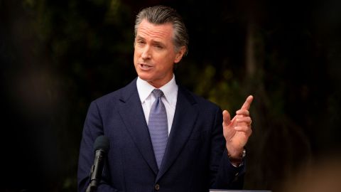 El gobernador de California, Gavin Newsom.