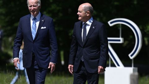 Joe Biden G7 Olaf Scholz