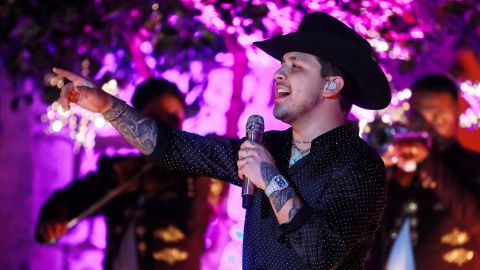 Christian Nodal | Manuel Velasquez/Getty Images for The Latin Recording Academy.