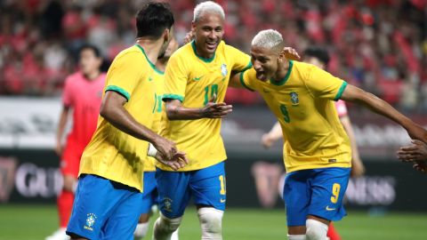 Richarlison subió una foto a su Instagram de la pelea con Vinicus Jr.