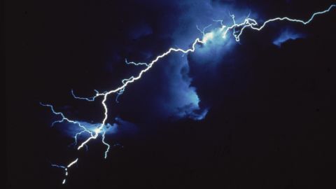 View of intercloud lightning at night, late Twentieth Century. (Photo by Hulton Archive/Getty Images)