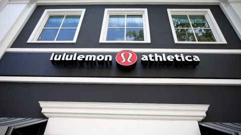 MIAMI, FL - DECEMBER 10: A sign hangs on a Lululemon Athletica on December 10, 2013 in Miami, Florida. Lululemon Athletica, Inc. named Laurent Potdevin as their new chief executive and said founder Chip Wilson will step down as chairman after Wilson recently issued a formal apology for remarks he made about how "some women's bodies just don't actually work" for his company's yoga pants. (Photo by Joe Raedle/Getty Images)