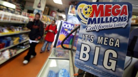 SAN FRANCISCO - JUNE 23: An advertisement for the Mega Millions lottery is seen June 23, 2005 in San Francisco, California. Retailers began to sell tickets for the high-jackpot Mega Millions game on Wednesday after the state Lottery Commission voted to join 11 other states in the Mega Millions game in an attempt to boost stagnant sales and bring in more money for schools. The game was promoted as a way to regularly bring $100 million jackpots to California, while still offering the SuperLotto Plus game. (Photo by Justin Sullivan/Getty Images)