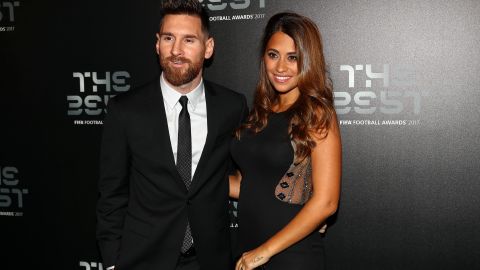 Lionel Messi y Antonella Roccuzzo