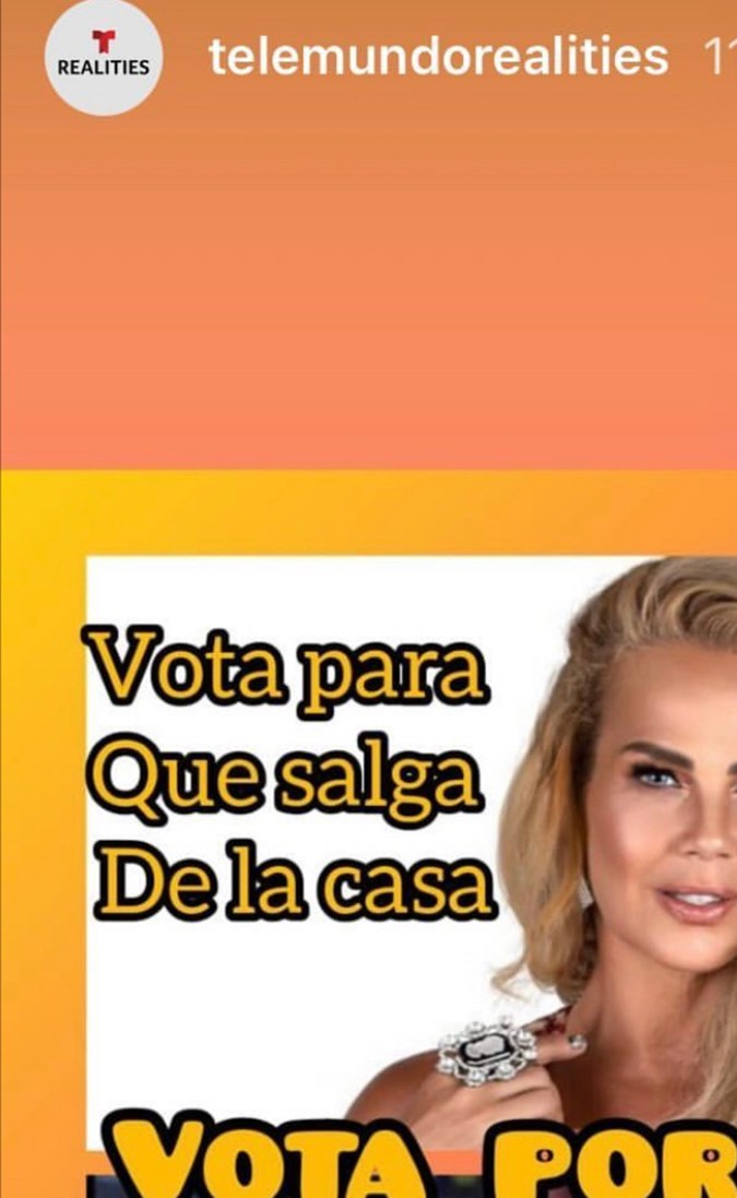 Telemundo pide en Instagram que voten para sacar de 'La casa de los Famosos' a Niurka y luego lo borra