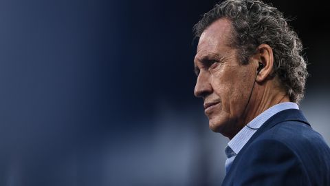 Jorge Valdano presente en el Real Madrid vs Manchester City.