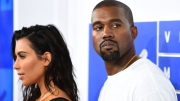 Kim Kardashian y Kanye West en 2016.