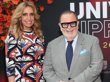 Lili Estefan y Raúl de Molina, conductores de El Gordo y La Flaca.