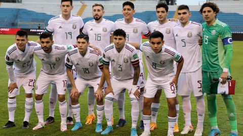 México en la previa del juego contra Honduras en el Hexagonal de la CONCACAF.